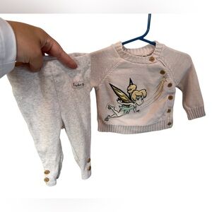 Disney Baby Tinker Bell Kids Matching Set 0-3M